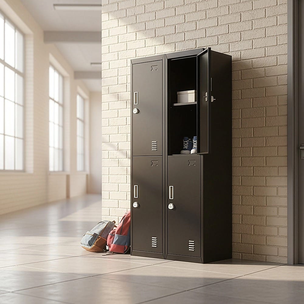 Steel Office Storage Locker Four Door 2x2cm