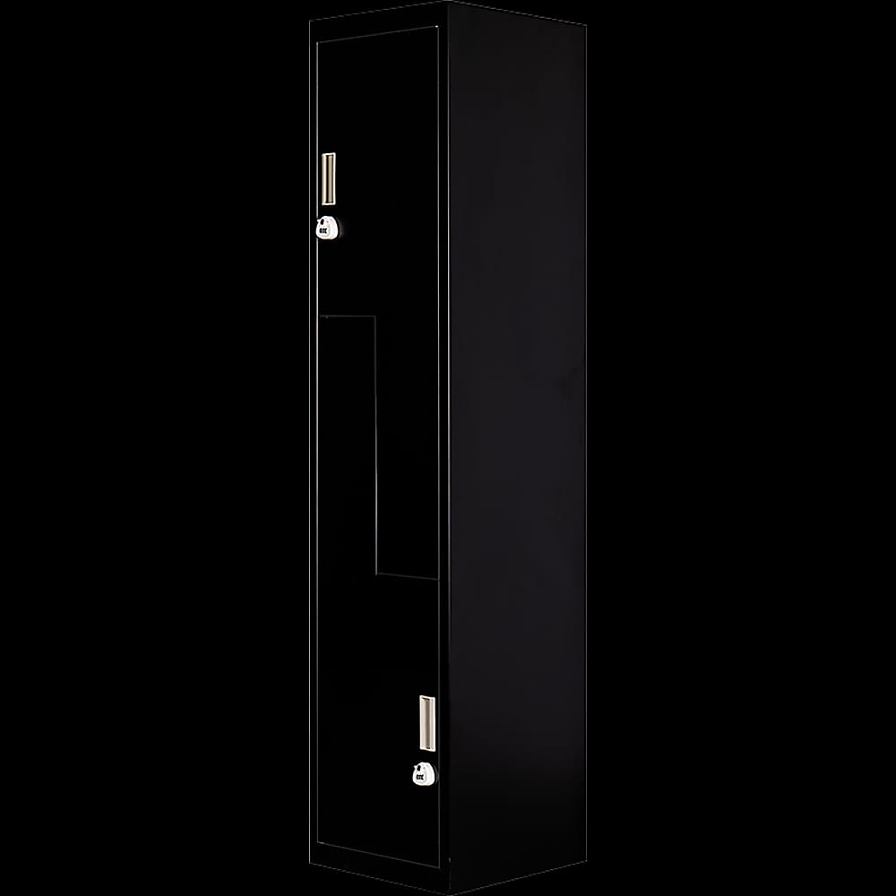 Office Storage Lockers Black Steel 180x40x45cm