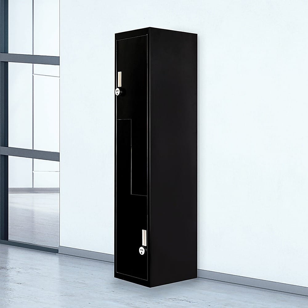 Office Storage Locker Black 180x40x45cm