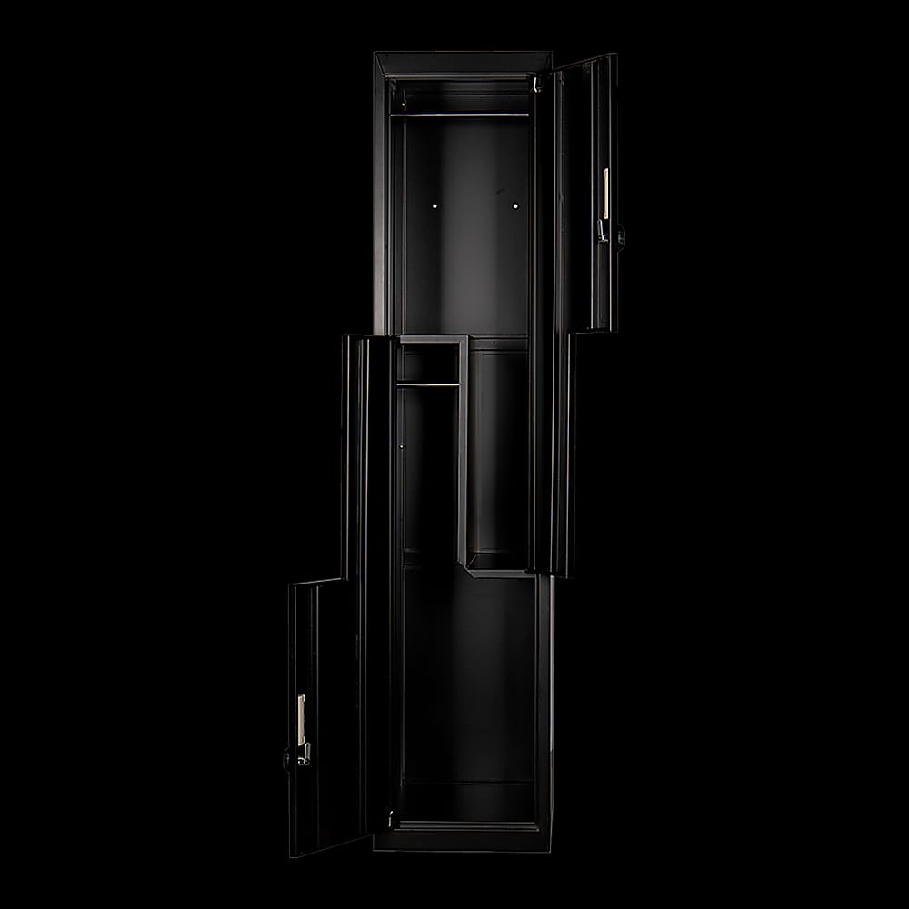 Office Storage Locker Black 180x40x45cm