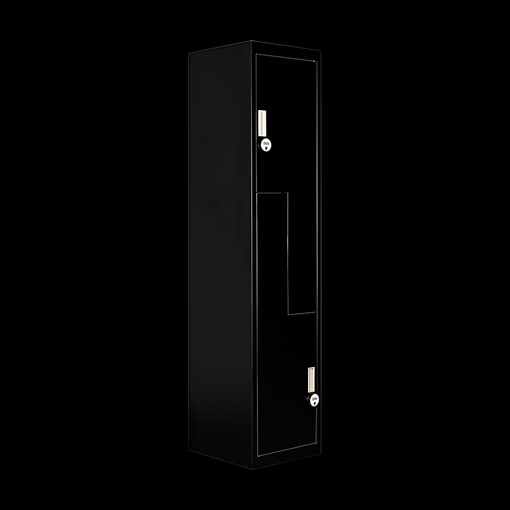 Office Storage Locker Black 180x40x45cm