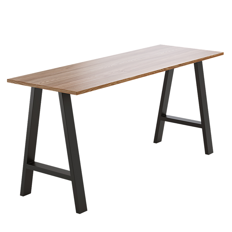 Rustic Vintage Steel Dining Table Legs (71Cm, 2X, Black)