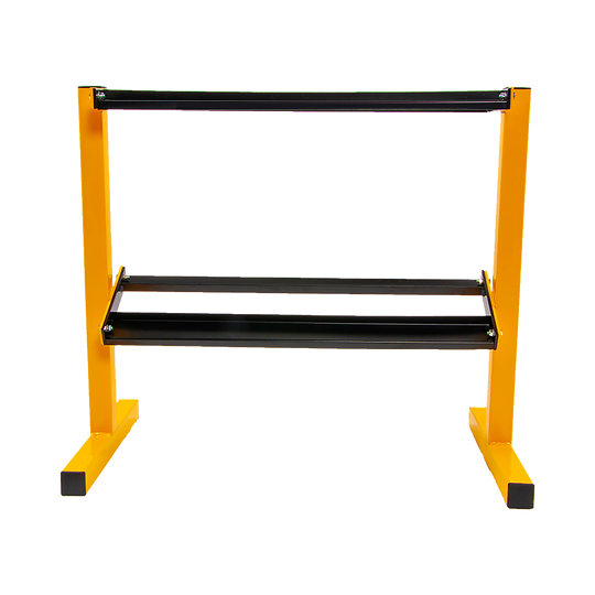2 Tier Dumbbell Weights Storage Rack - Gym Equipment & Accessories