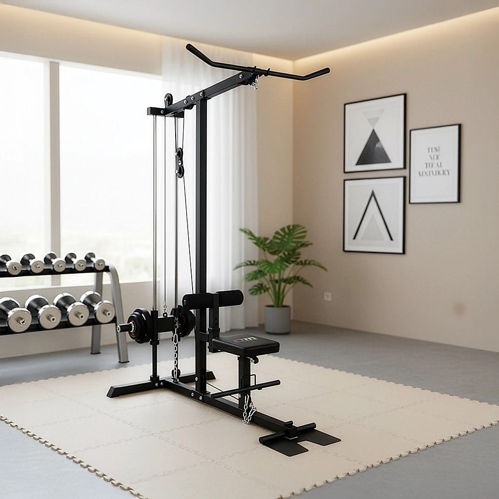 Lat PullDown Low Row Fitness Machine