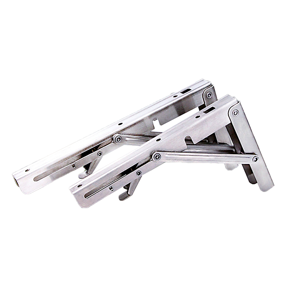 Heavy Duty Stainless Steel Folding Table Bracket (2X 10", 50Kg Load)