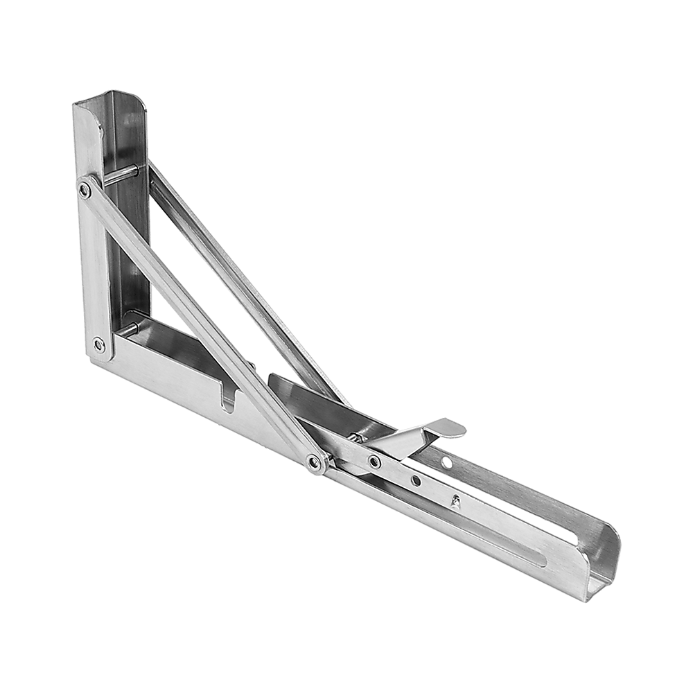Heavy Duty Stainless Steel Folding Table Bracket (2X 10", 50Kg Load)