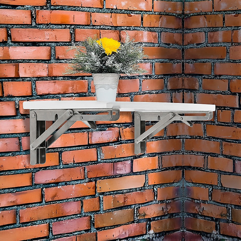 Heavy Duty Stainless Steel Folding Table Bracket (2X 20", 50Kg Load)