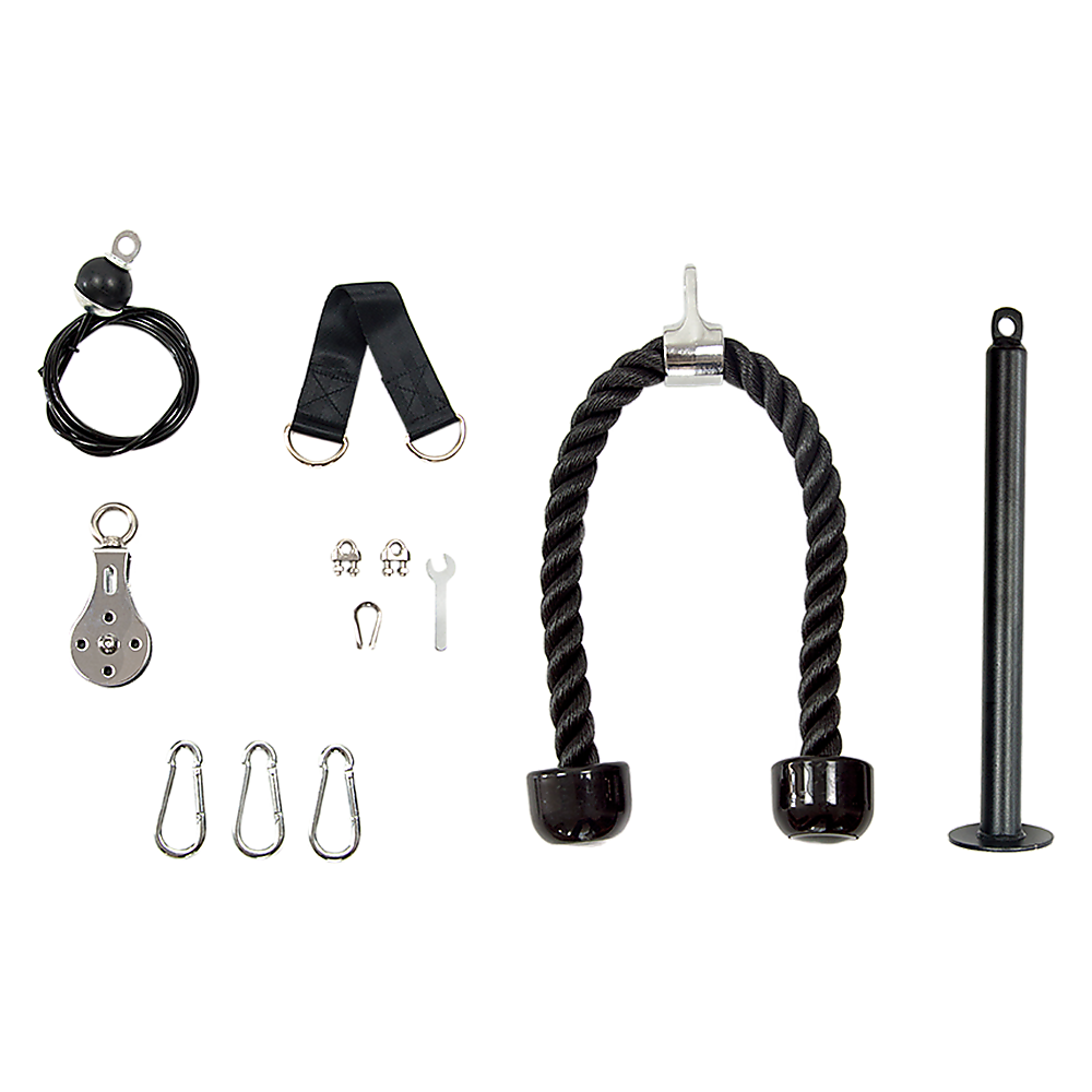 Pulley System Cable Attachment Pull Down Machine Diy Home Gym Workout Kit