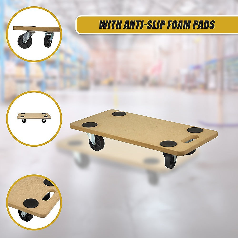 200Kg Heavy Duty Hand Dolly Furniture Trolley Cart Mover