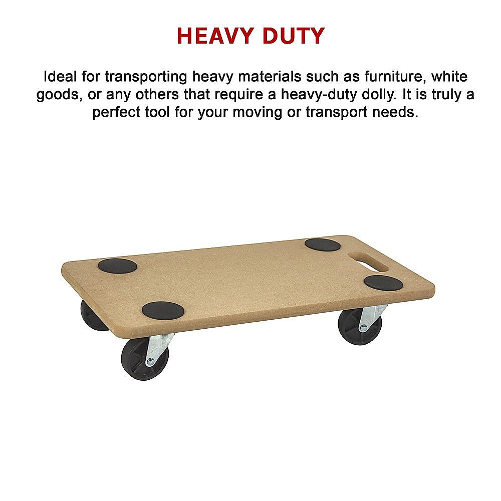 200Kg Heavy Duty Hand Dolly Furniture Trolley Cart Mover