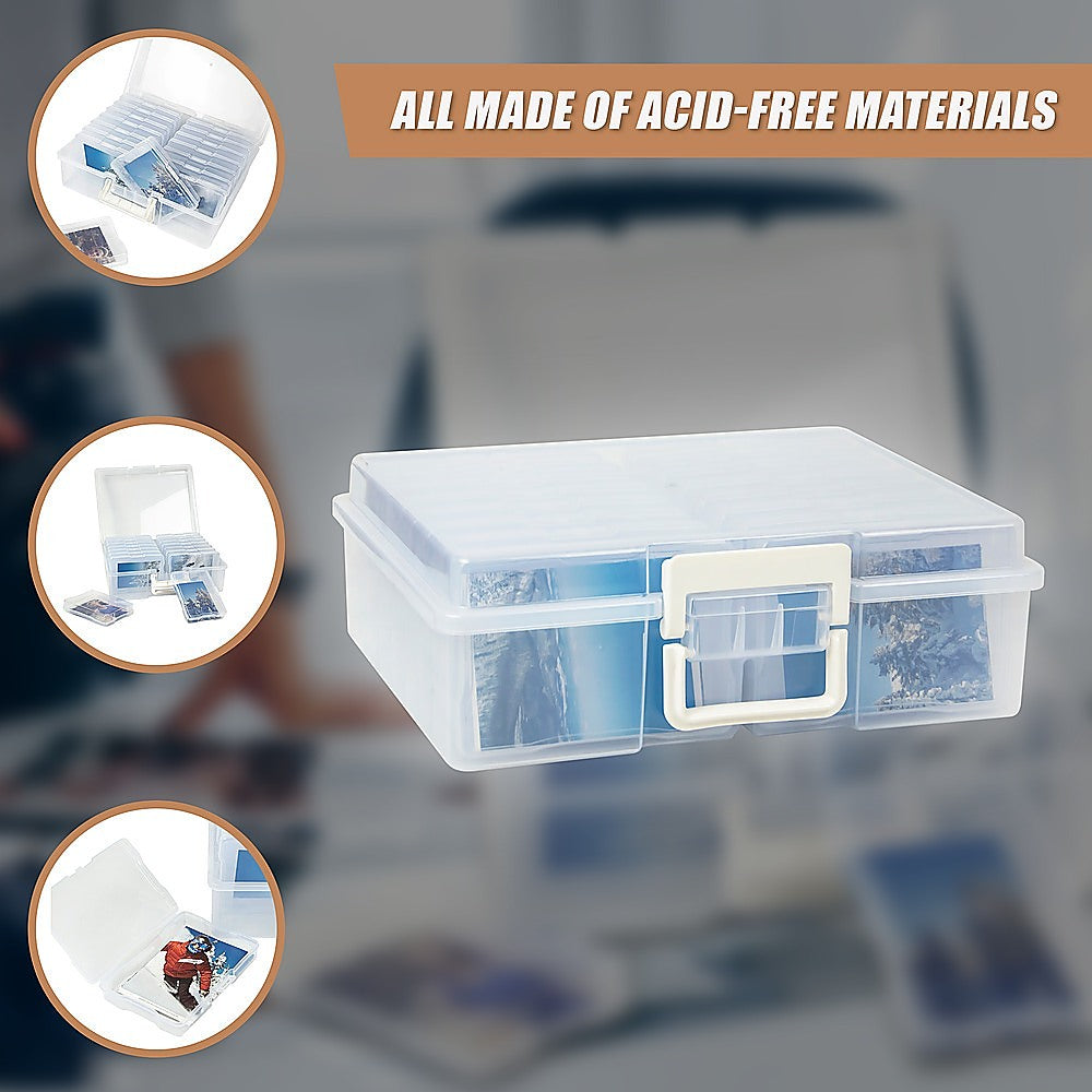 Jumbo Photo Storage Box 1600 4X6 Picture Organizer Case