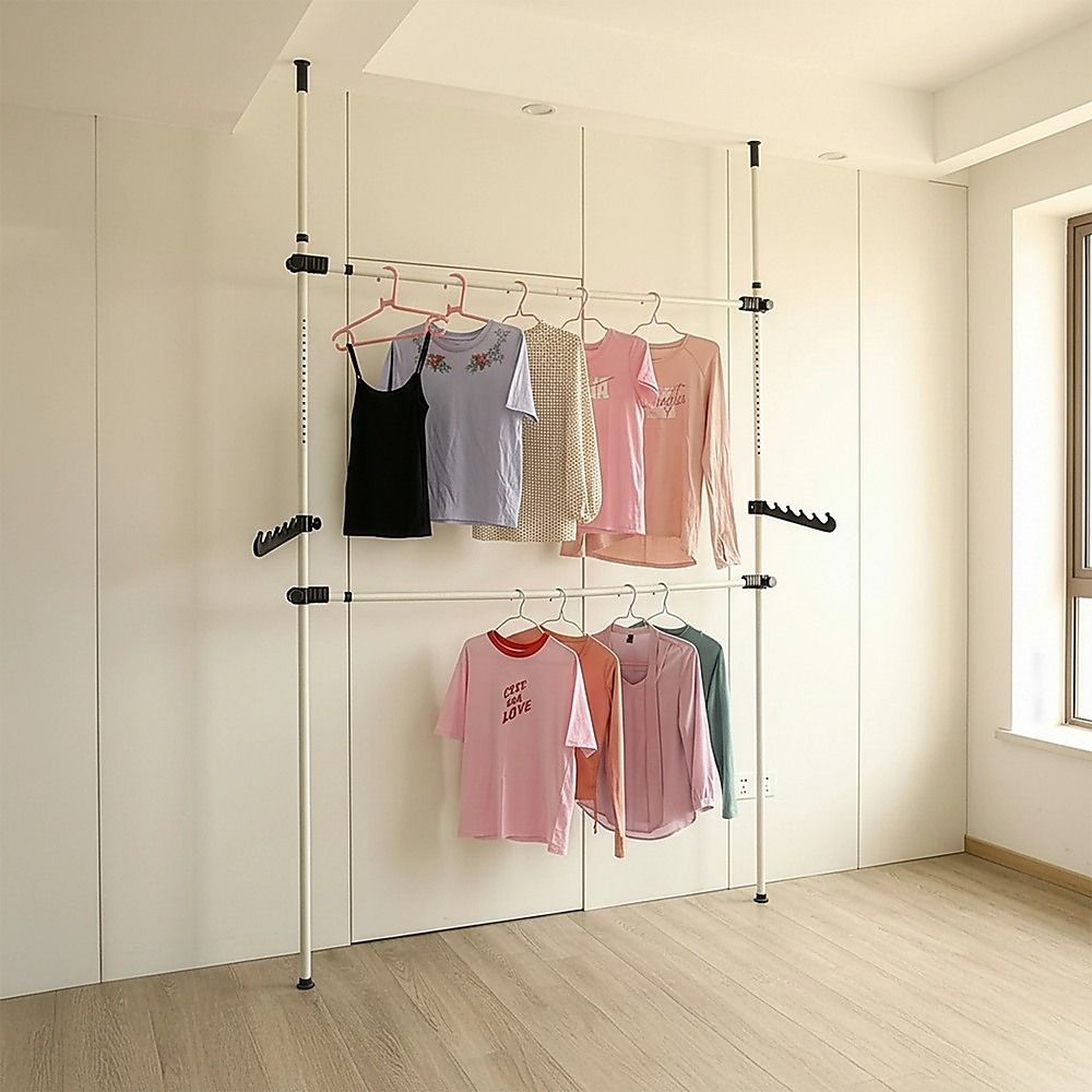 Heavy Duty Adjustable Clothes Rail Garment Display Stand