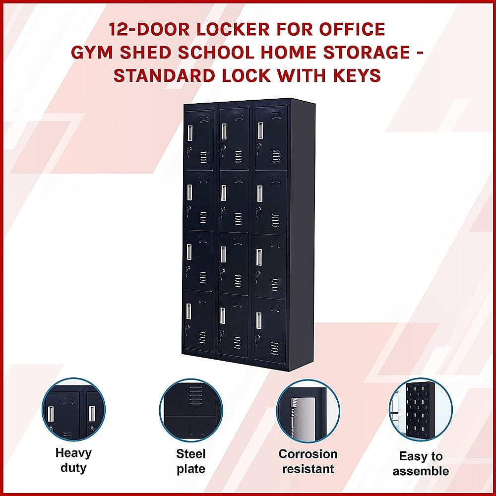 Office Storage Locker 12 Doors 3x4cm