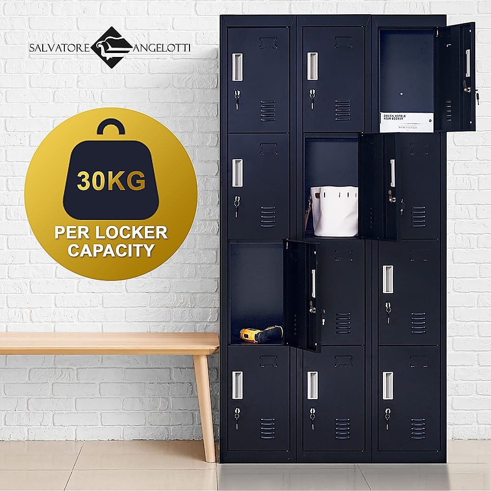 Office Storage Locker 12 Doors 3x4cm