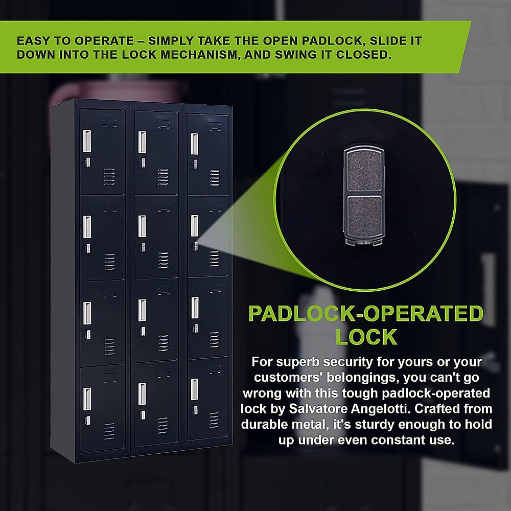 Office Storage Locker 12 Door 3x4cm