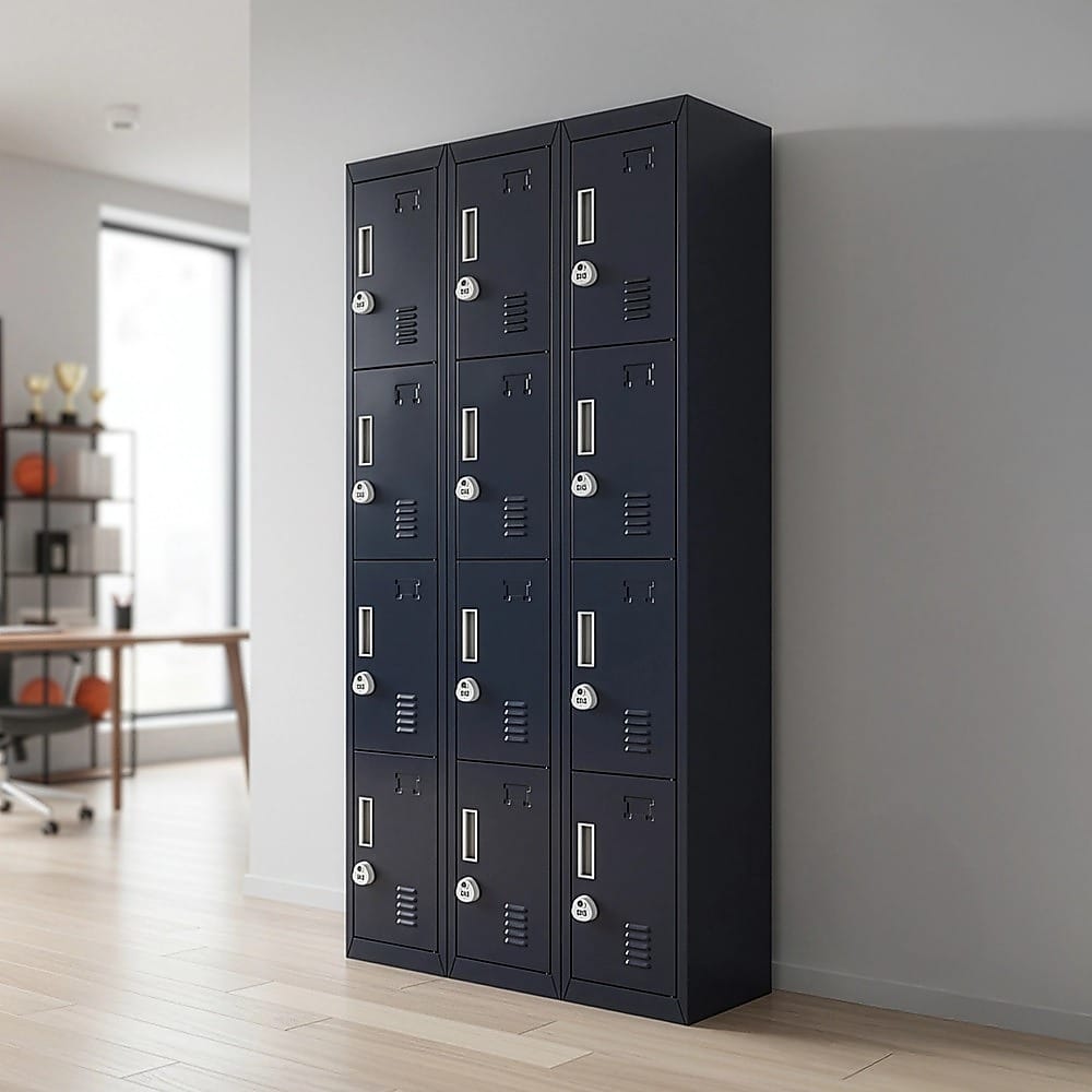 Storage Locker 12 Door Secure 3x4cm