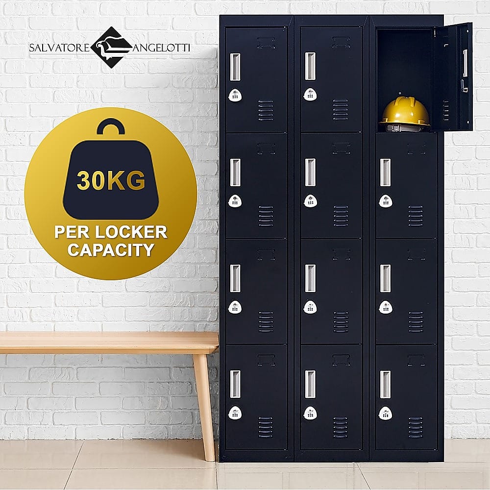 Storage Locker 12 Door Secure 3x4cm