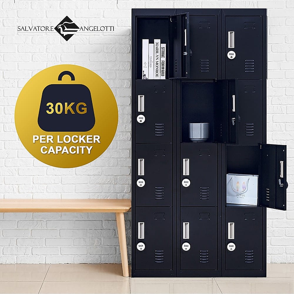 Storage Locker 12 Doors Secure 3x4cm