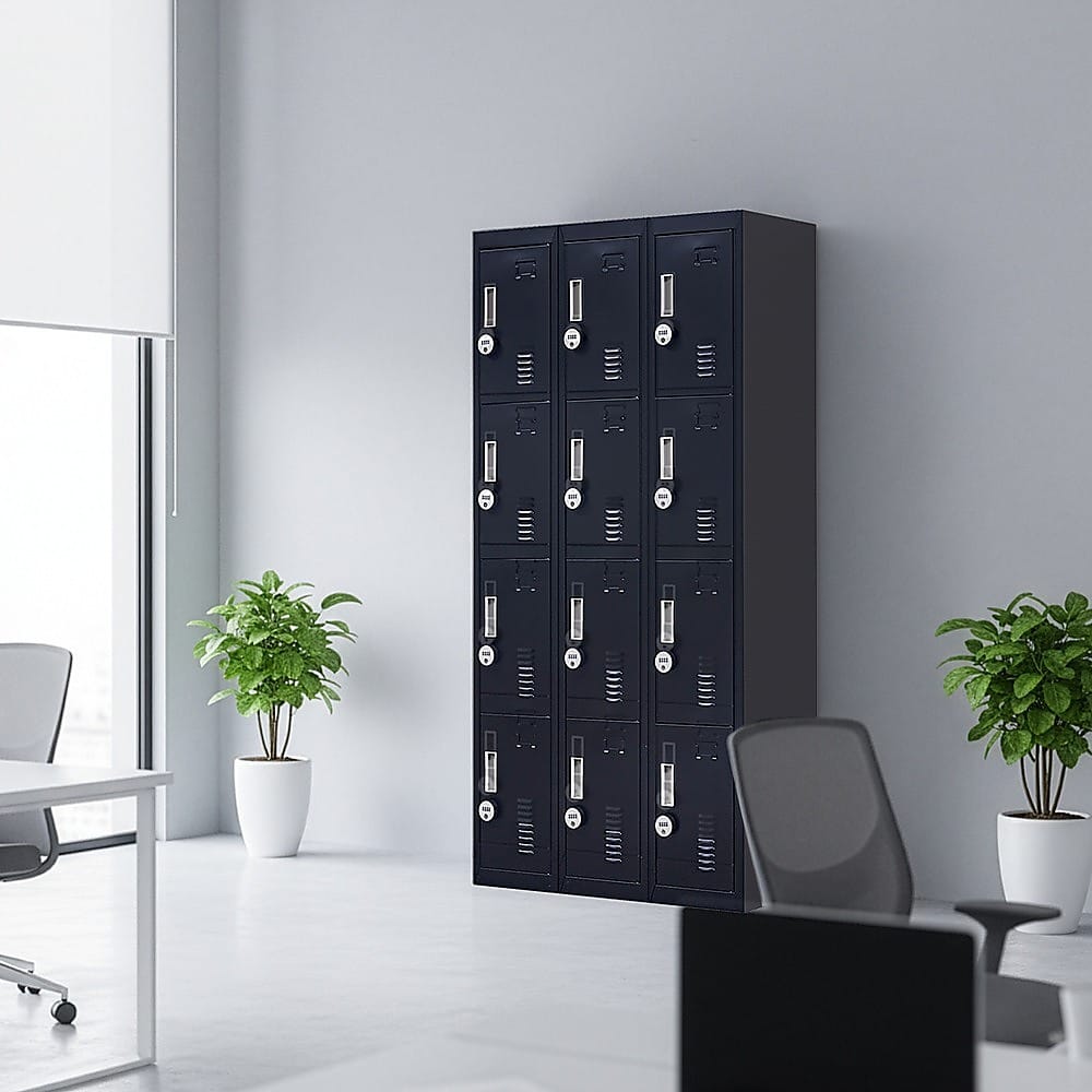 Storage Locker 12 Doors Secure 3x4cm