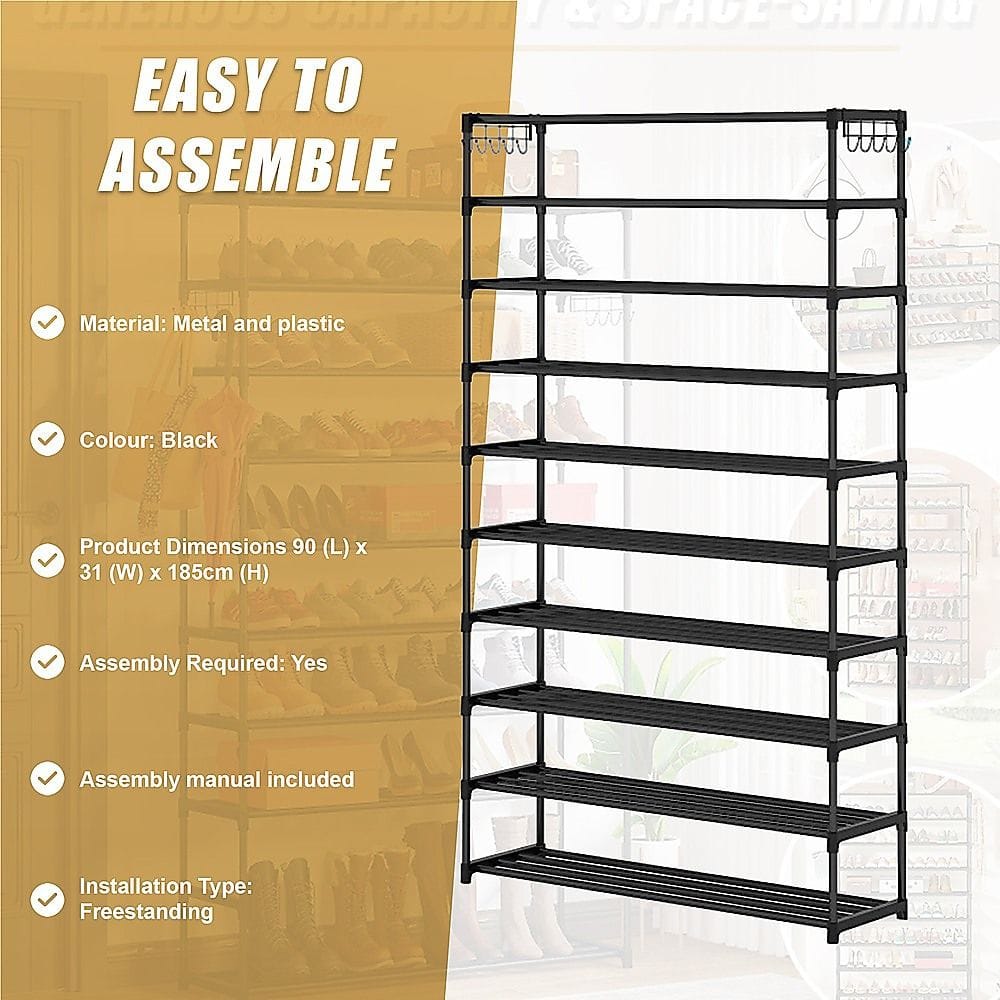 Shoe Rack 10 Tier Storage
