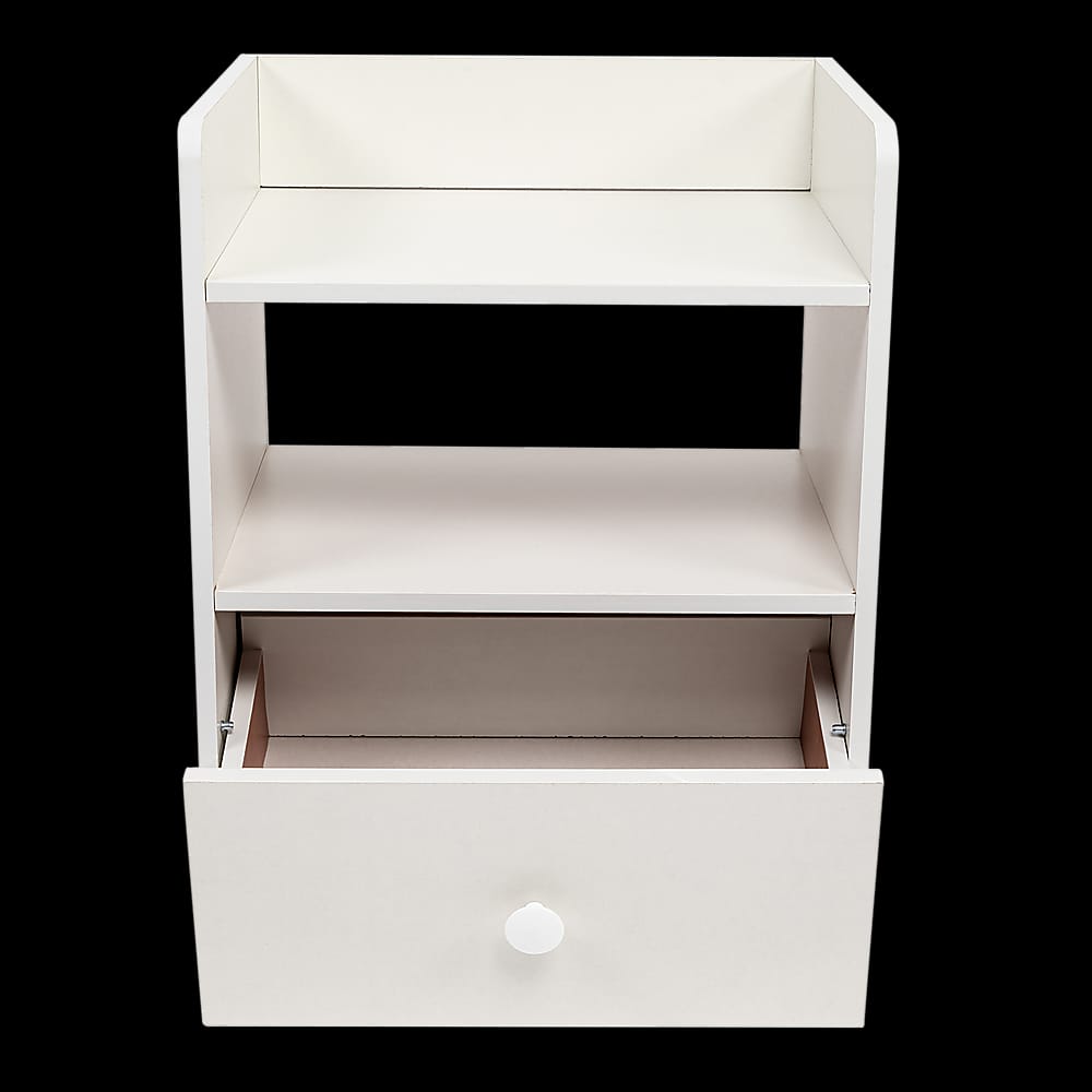 Bedside Table With Storage Drawer 36x30x45cm