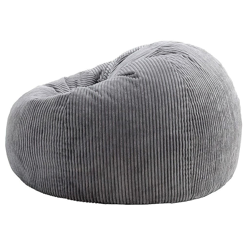 Large Grey Beanbag Chair Cover