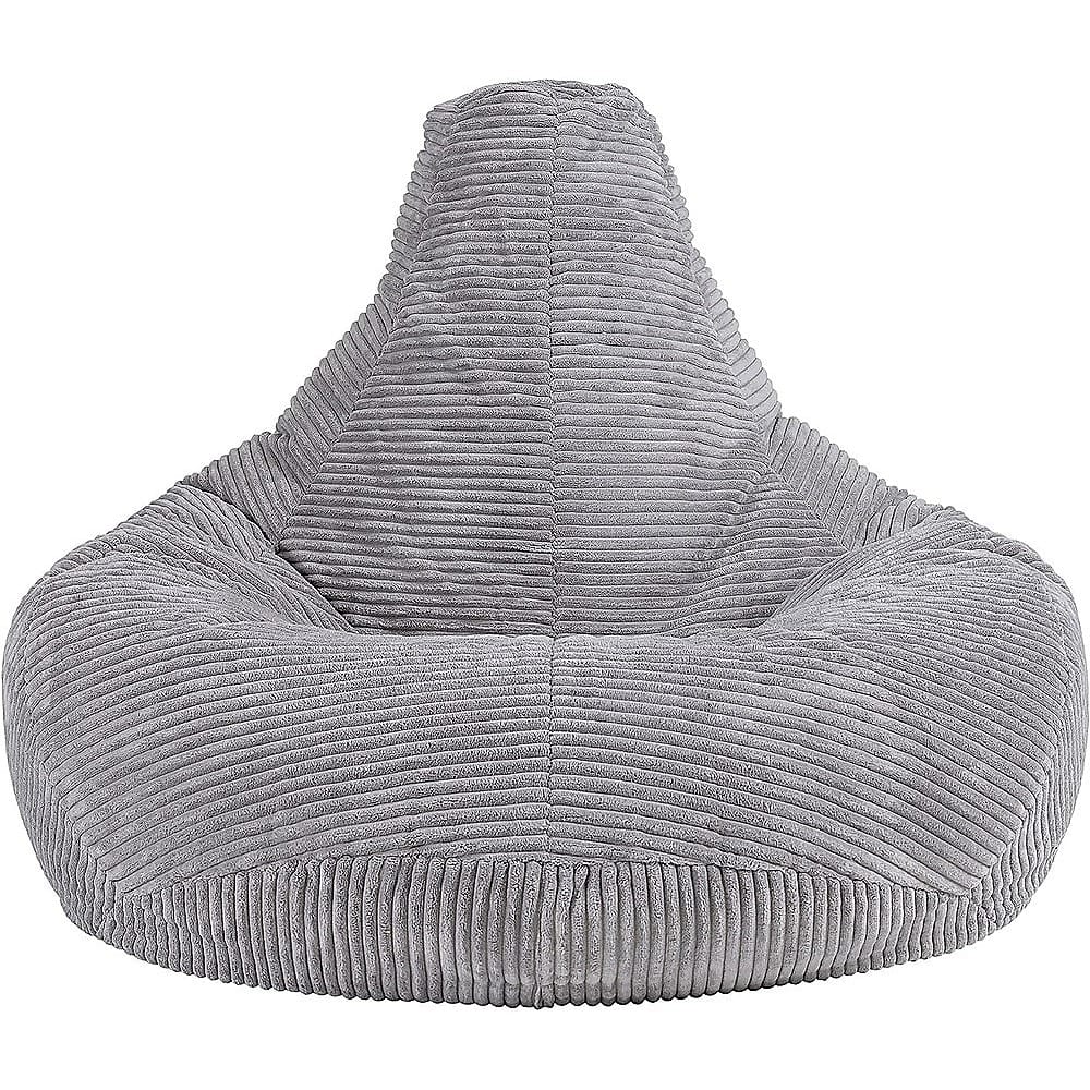 Large Grey Beanbag Chair Cover