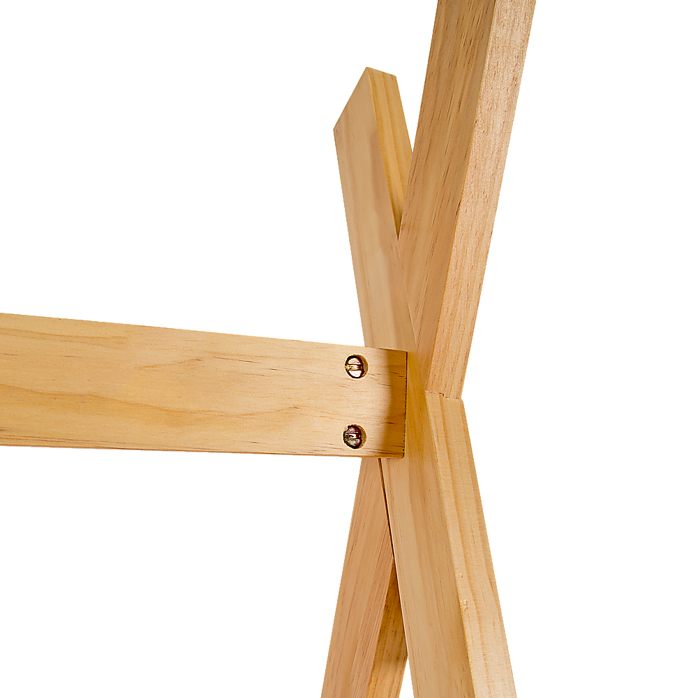 Montessori Kids Floor Bed With Wooden Frame And Toddler Tent, Bedframe Slat Support