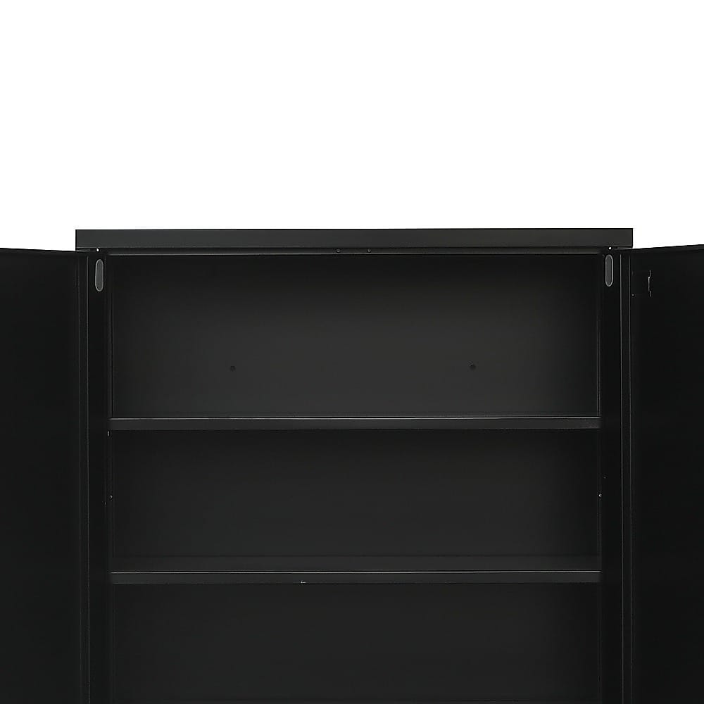 Metal Storage Cabinet Shelf 90x45x90cm