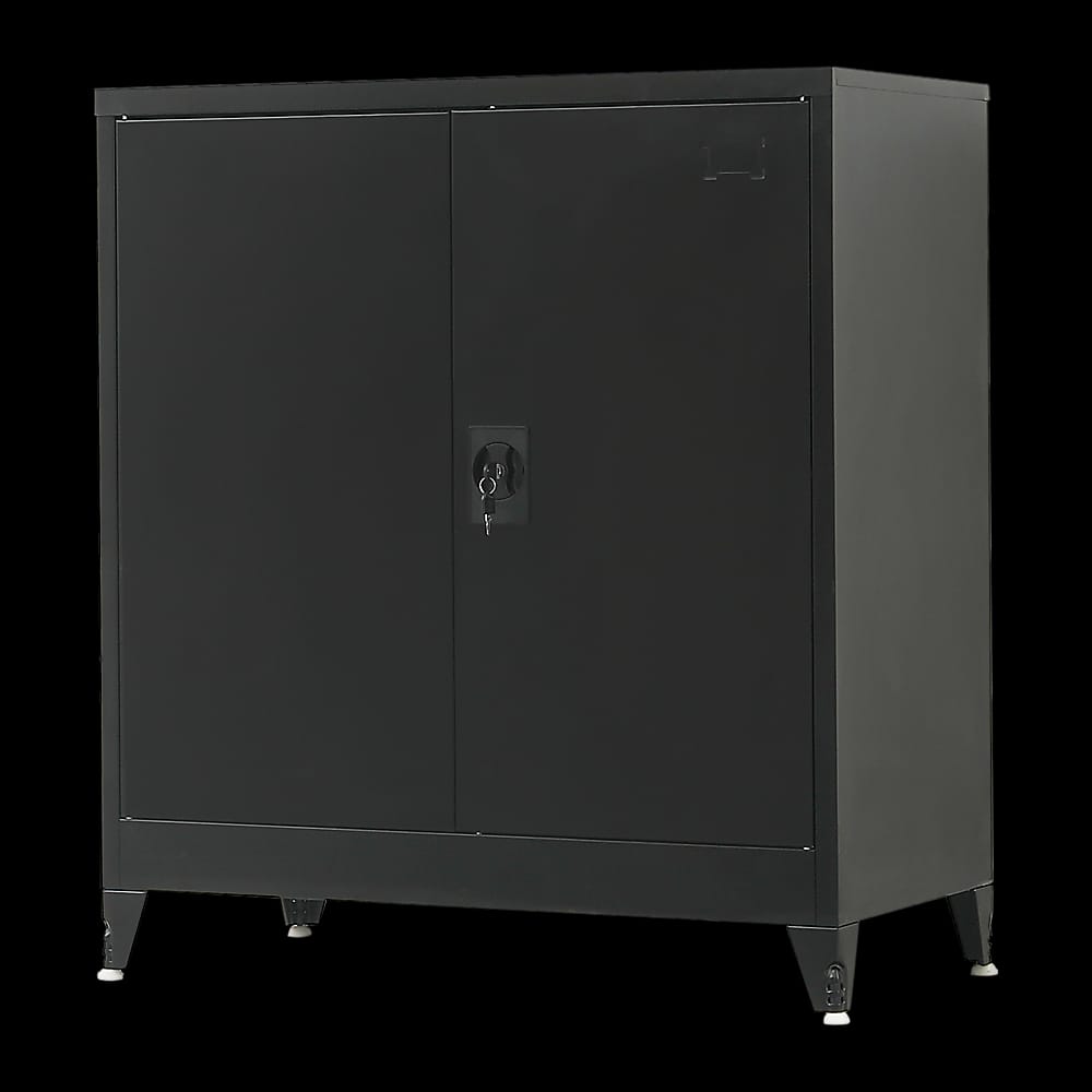 Metal Storage Cabinet Shelf 90x45x100cm