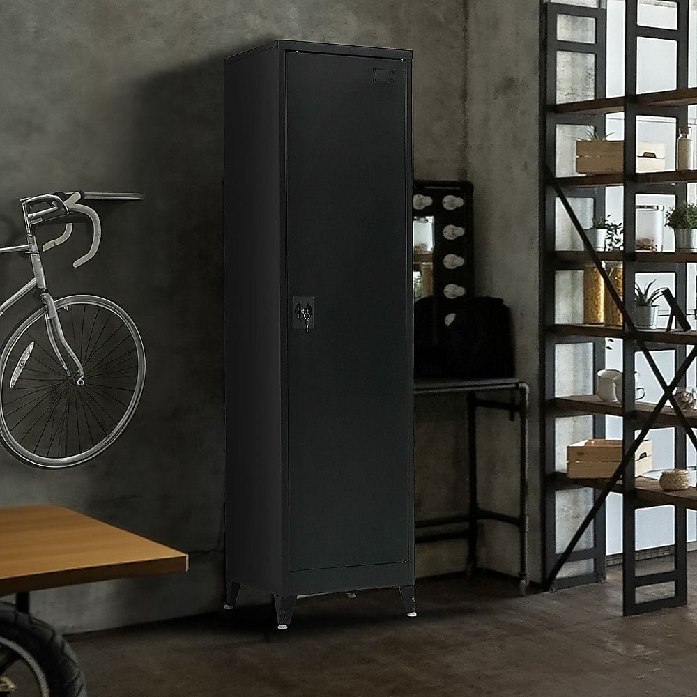 Tall Metal Storage Cabinet Shelf 50x45x191cm