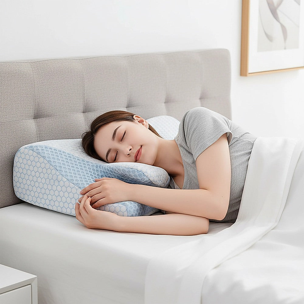 Soft Cervical Pillow For Neck Pain Relief Memory Foam Ergonomic