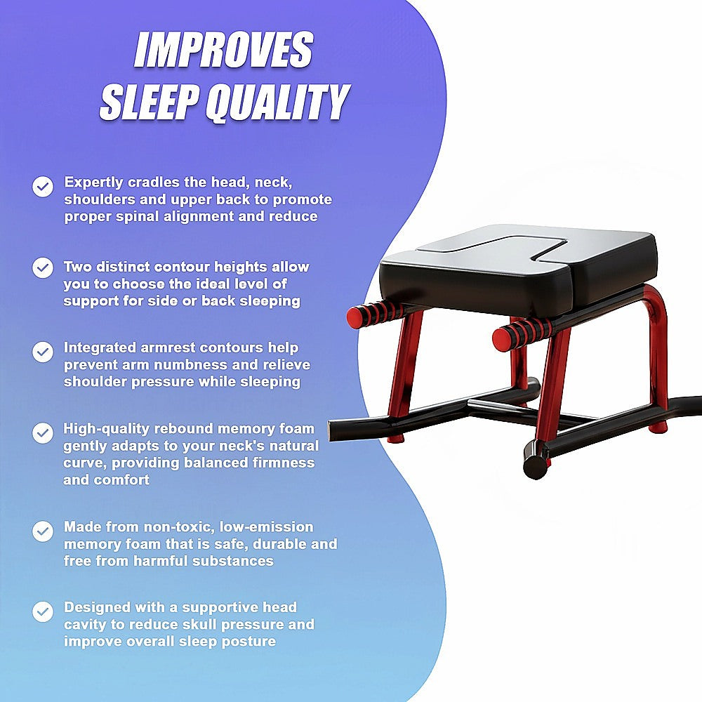 Soft Cervical Pillow For Neck Pain Relief Memory Foam Ergonomic