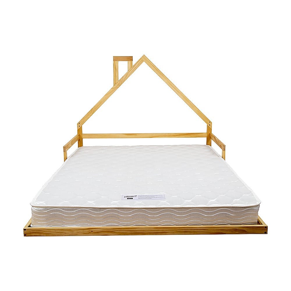 Wooden Bed Frame Double Size 194x142.5x111.5cm