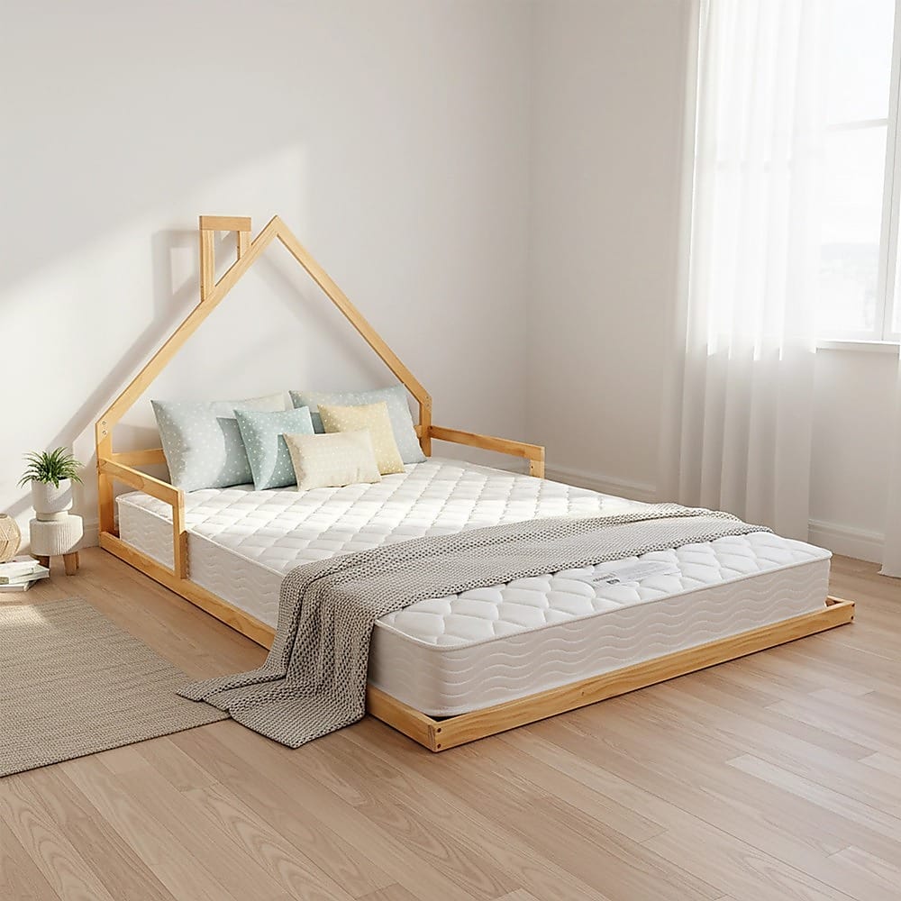 Wooden Bed Frame Double Size 194x142.5x111.5cm