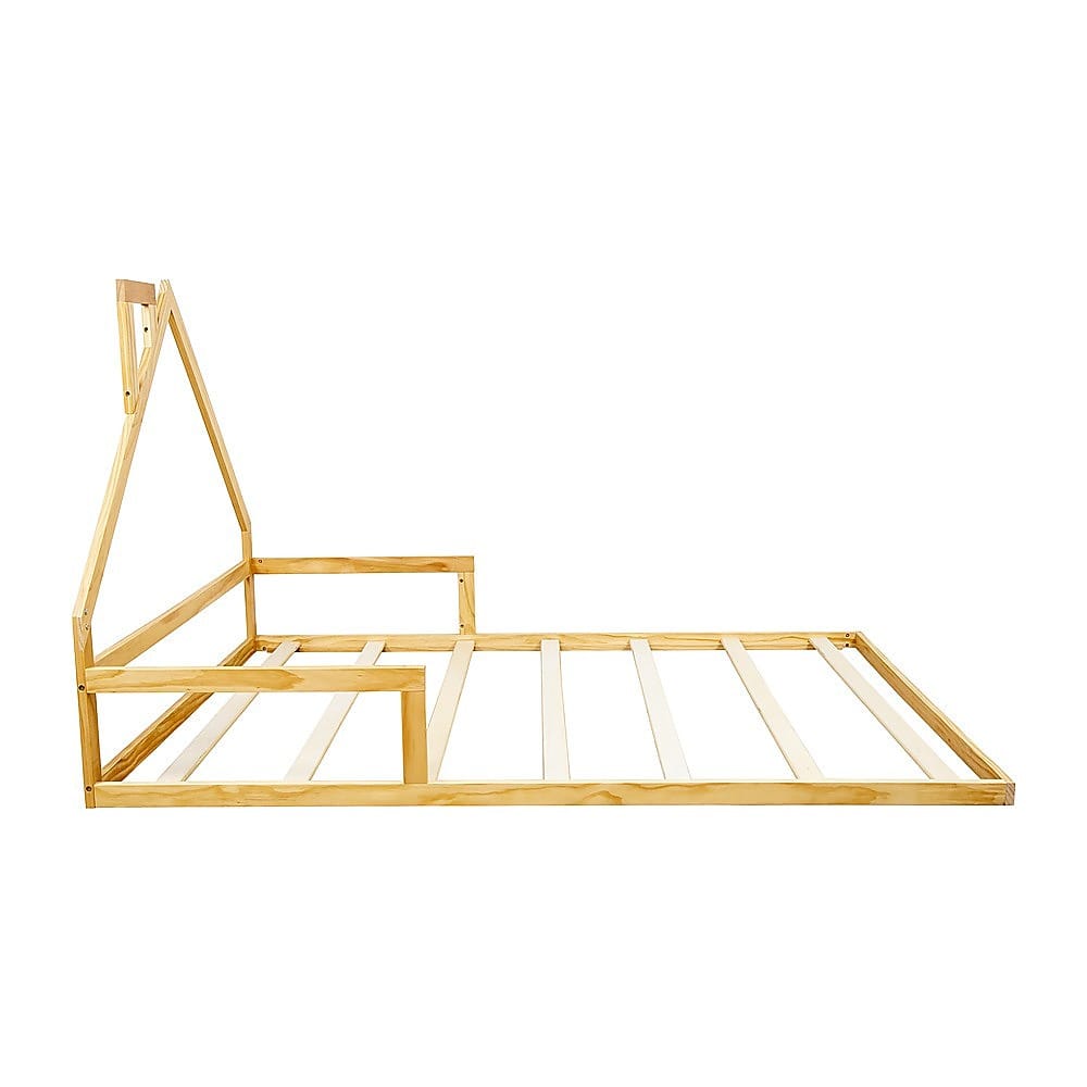 Wooden Bed Frame Double Size 194x142.5x111.5cm