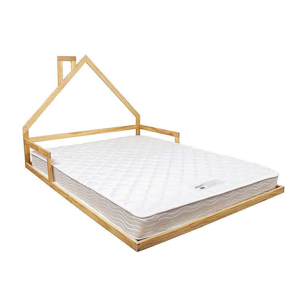 Wooden Bed Frame Double Size 194x142.5x111.5cm