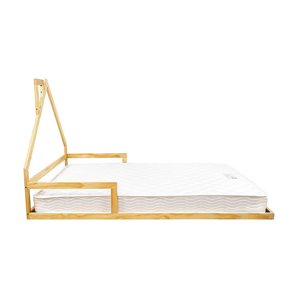 Wooden Bed Frame Double Size 194x142.5x111.5cm
