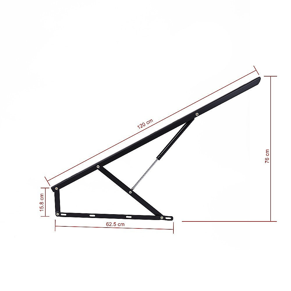 120Cm Pneumatic Sofa Bed Lift Up Mechanism Kit Gas Lift Storage
