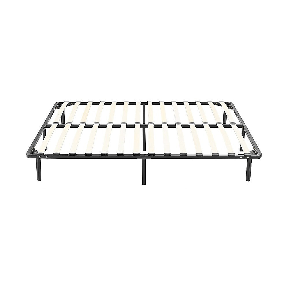 Double Size Metal Bed Frame Sturdy Platform Design, Metal finish