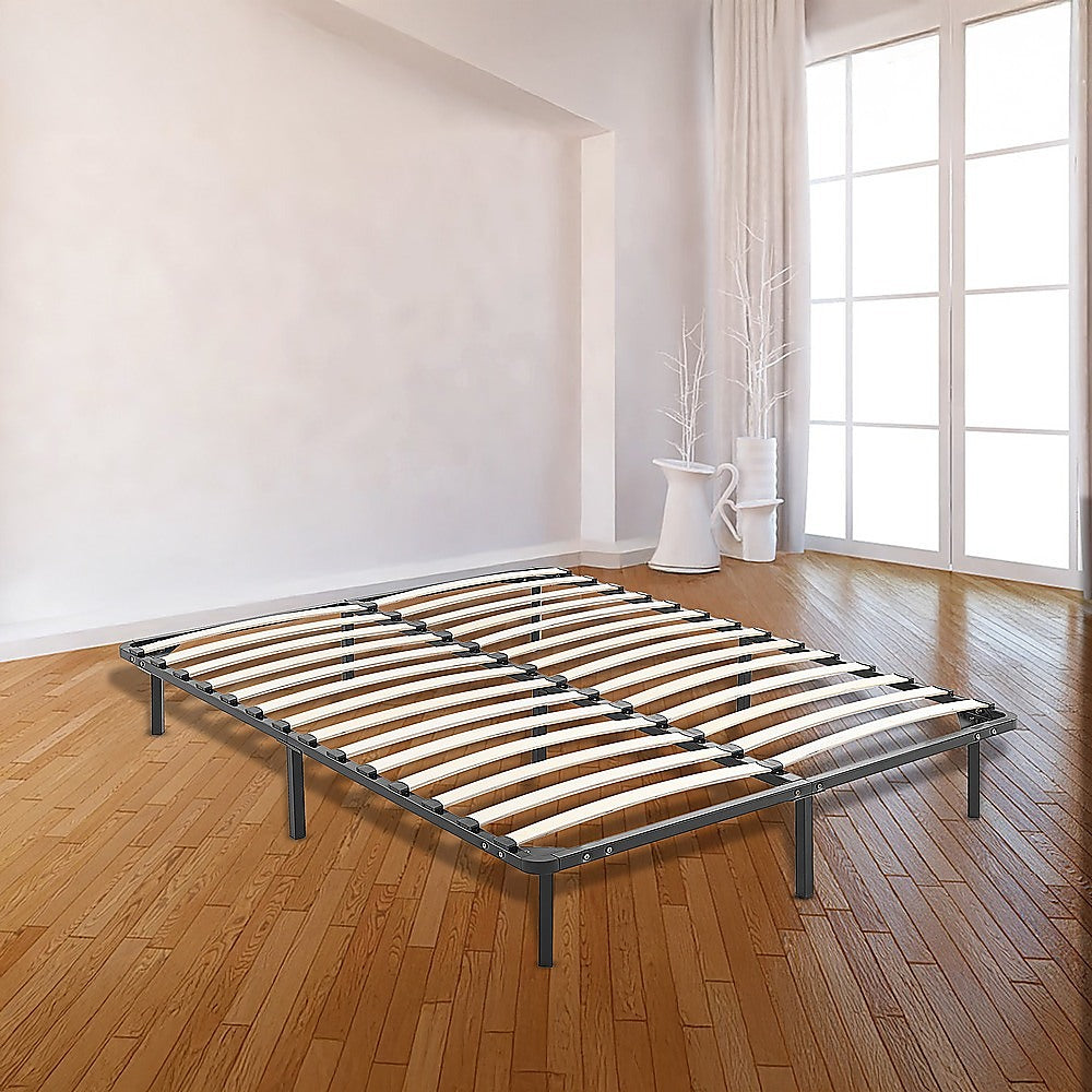 Double - Double Size Metal Bed Frame Sturdy Platform Design