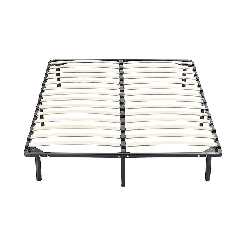 Double Size Metal Bed Frame Sturdy Platform Design