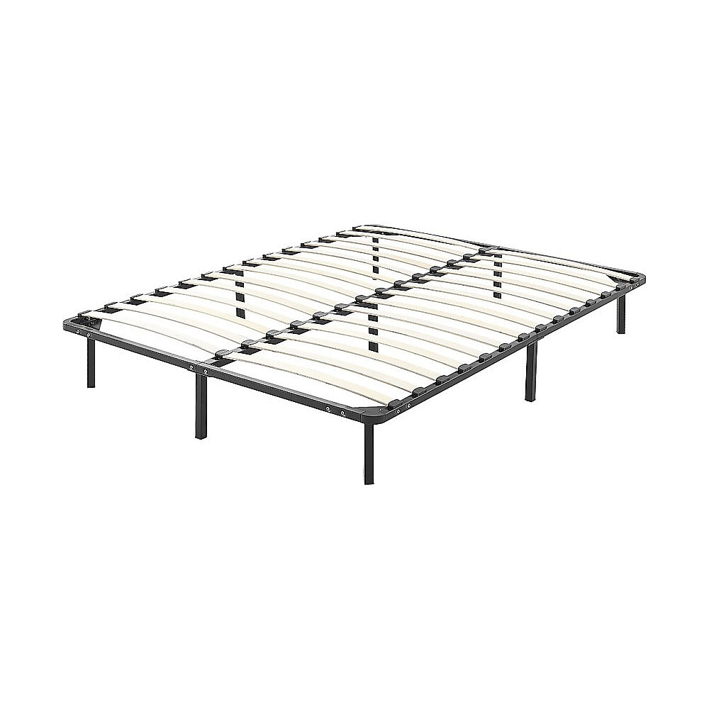 Beds & Bed Frames - Double Size Metal Bed Frame Sturdy Platform Design