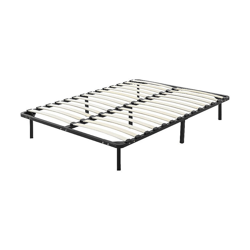 Queen Size Metal Bed Frame Sturdy Platform Design