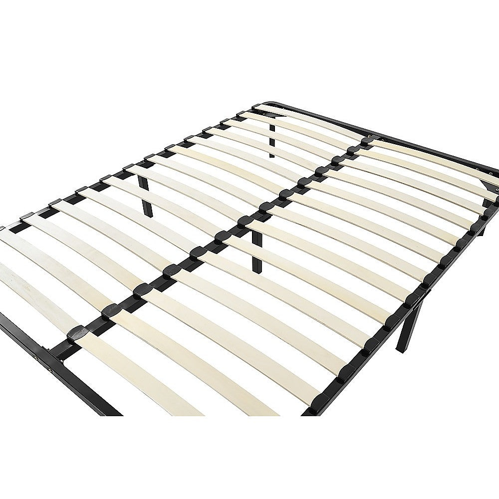 Queen Size Metal Bed Frame Sturdy Platform Design, Metal finish