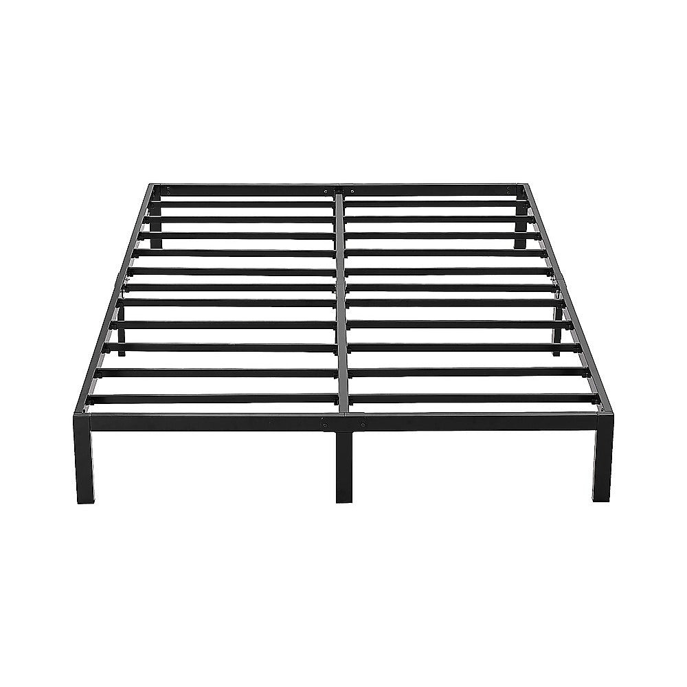 Double Full Metal Bed Frame Base Sturdy Steel Bed Base
