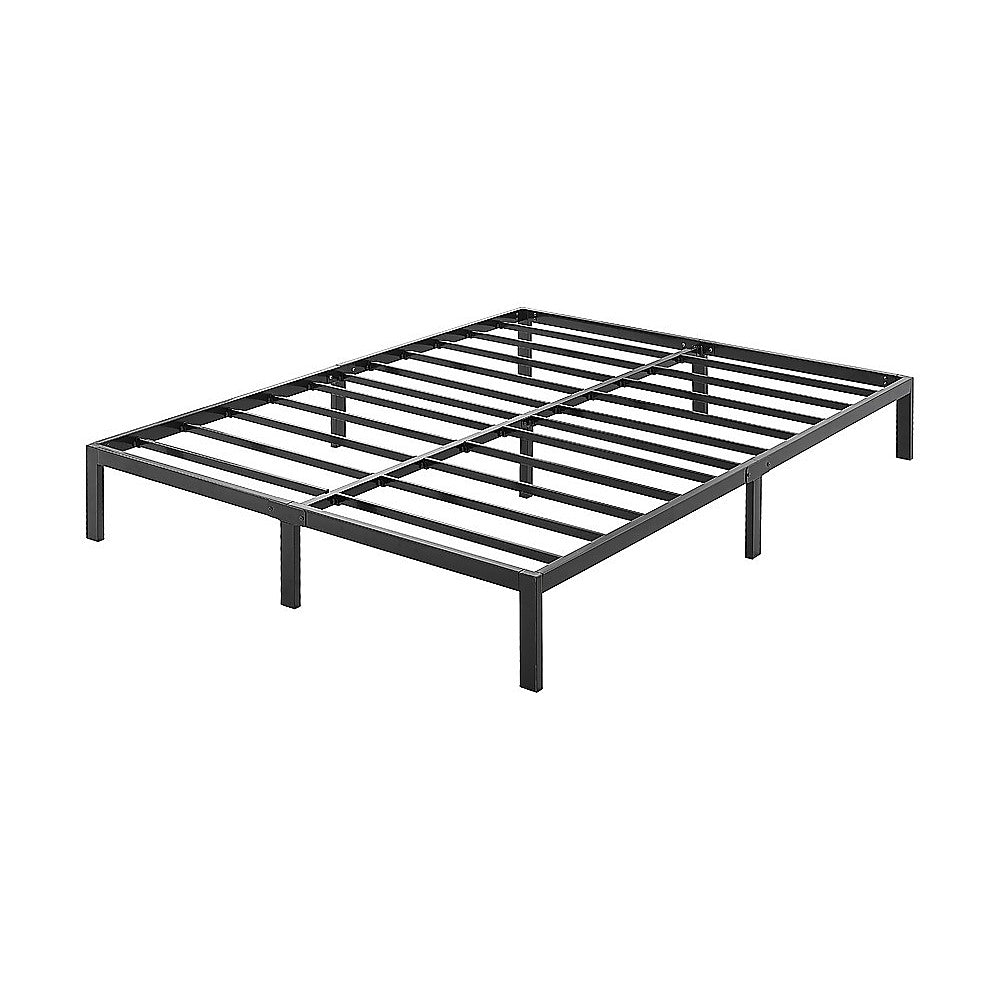 Double Full Metal Bed Frame Base Sturdy Steel Bed Base