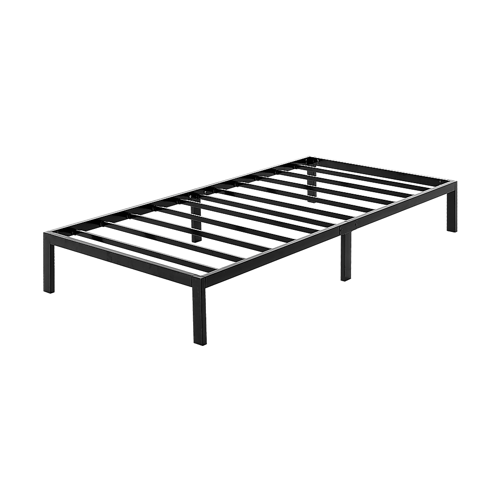Single Full Metal Bed Frame Base Sturdy Steel Bed Base For