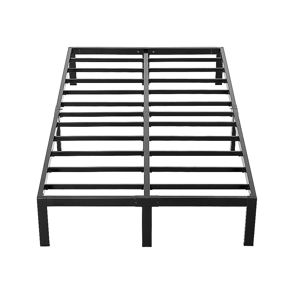 King Single Full Metal Bed Frame Base Sturdy Steel Bed Base | Beds & Bed Frames