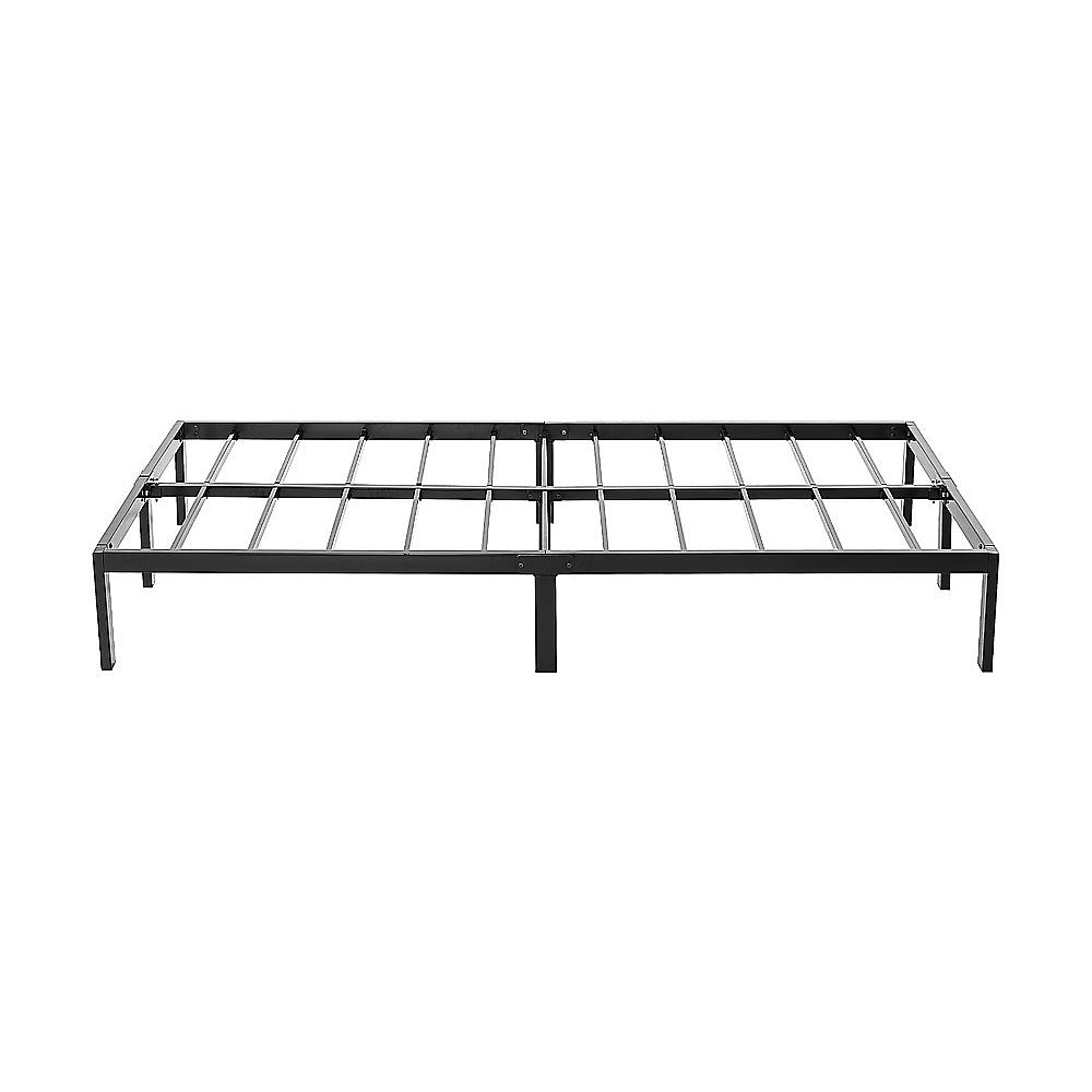 King Single Full Metal Bed Frame Base Sturdy Steel Bed Base | Metal finish